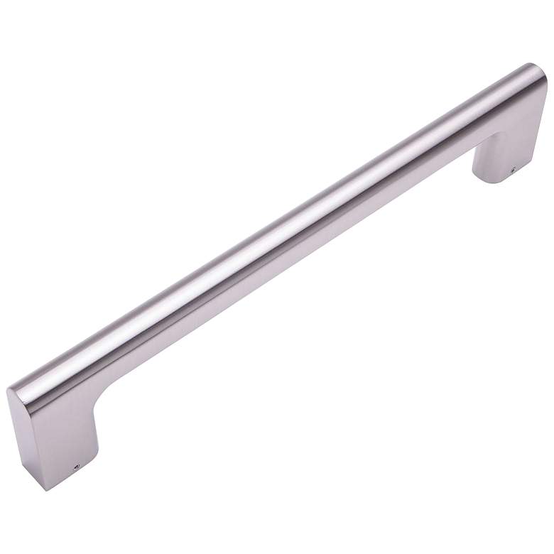 Image 1 Hampton Satin Nickel Metal 13 1/2" Wide Appliance Pull
