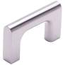 Hampton Satin Nickel Metal 2 1/4" Wide Cabinet Pull