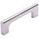 Hampton Satin Nickel Metal 4 1/2" Wide Cabinet Pull