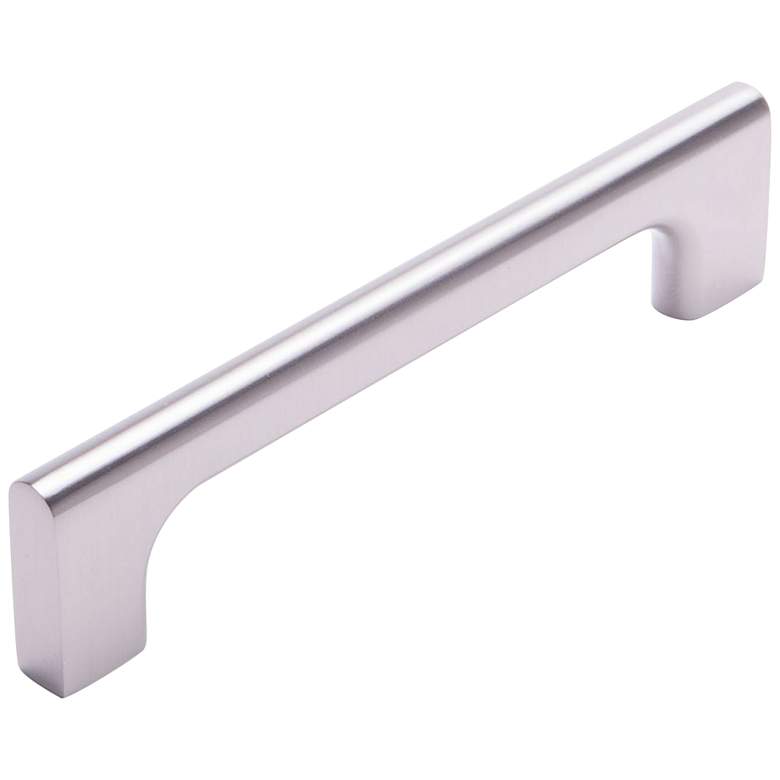 Image 1 Hampton Satin Nickel Metal 5 3/4" Wide Cabinet Pull