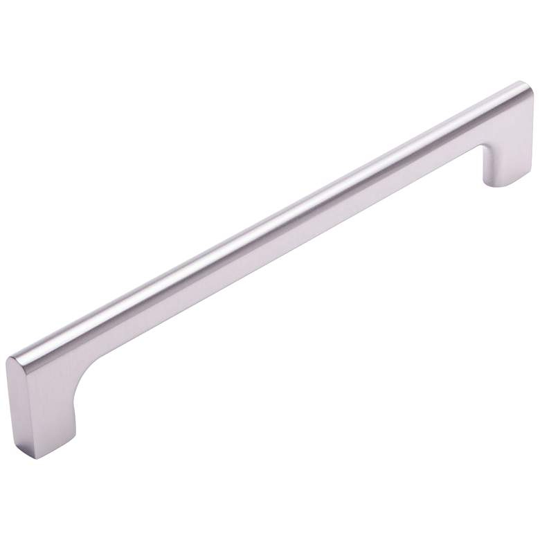 Image 1 Hampton Satin Nickel Metal 8 3/4" Wide Cabinet Pull