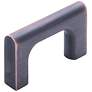 Hampton Valencia Bronze Metal 2 1/4" Wide Cabinet Pull