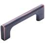 Hampton Valencia Bronze Metal 4 1/2" Wide Cabinet Pull