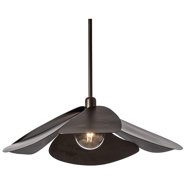 Image 1 Hana 29.2" Wide Dark Smoke Pendant