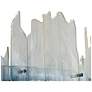 4_Hanabalter 27 1/2" Wide Chrome LED Chandelier w/ Blue Shade more views