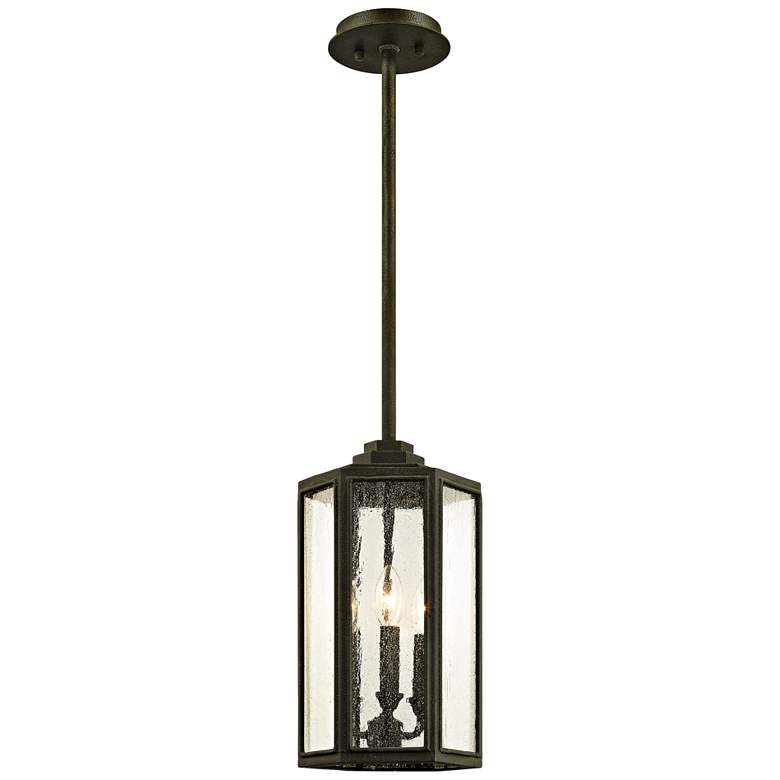 Image 1 Hancock 15 1/2" High Vintage Bronze Outdoor Hanging Light