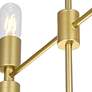 5_Hand Crank 12 Light Chandelier With Medallion Gold Finish more views