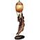 Hand-Made Golden Ballerina Accent Table Lamp
