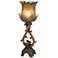 Hand-Made Golden Tulip Accent Table Lamp