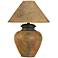 Handcrafted Southwest Terra Cotta Table Lamp