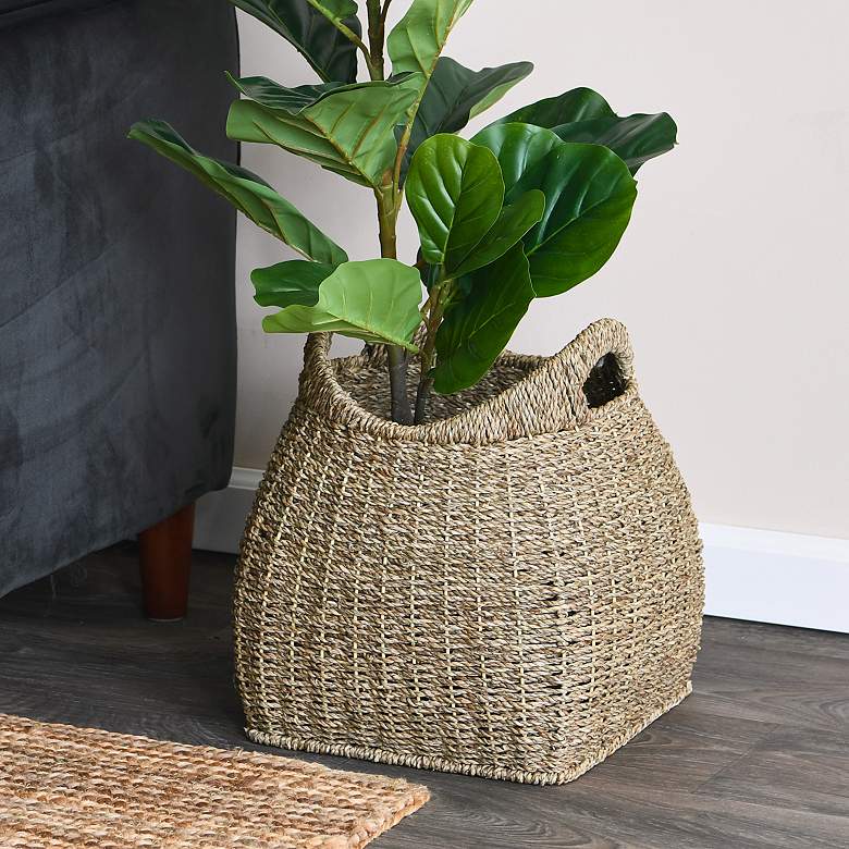 Image 1 Handled Basket, Seagrass
