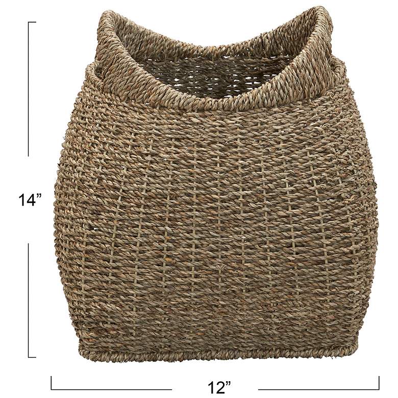 Image 4 Handled Basket, Seagrass more views