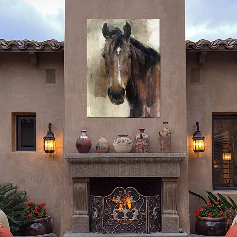 Image 3 Handsome 40" High Rectangular Outdoor Canvas Wall Art more views