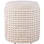 1_Handwoven Chronos Waffle Cream Storage Ottoman