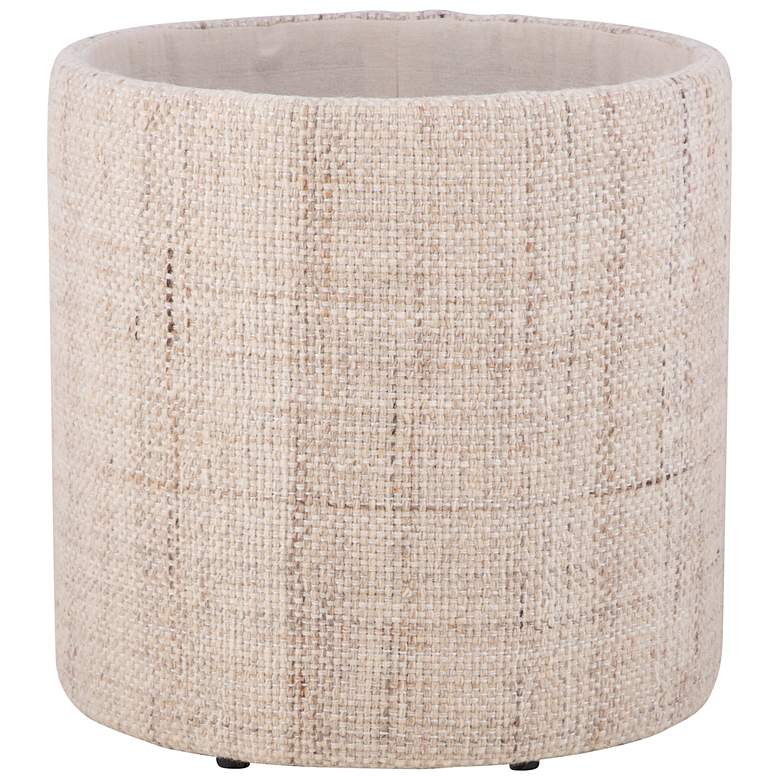 Image 5 Handwoven Nereus Wood Top Storage Ottoman more views