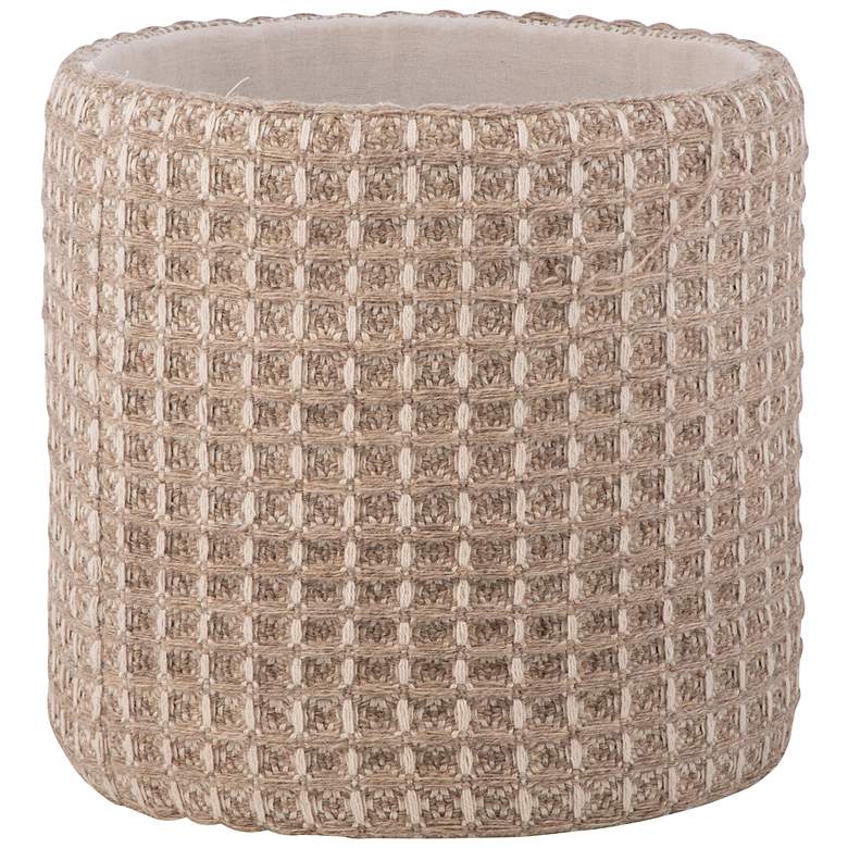 Image 5 Handwoven Plutus Tuape Waffle Storage Ottoman more views