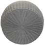 5_Handwoven Resin Storage Stool Ottoman, Gray more views