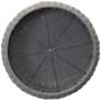 6_Handwoven Resin Storage Stool Ottoman, Gray more views