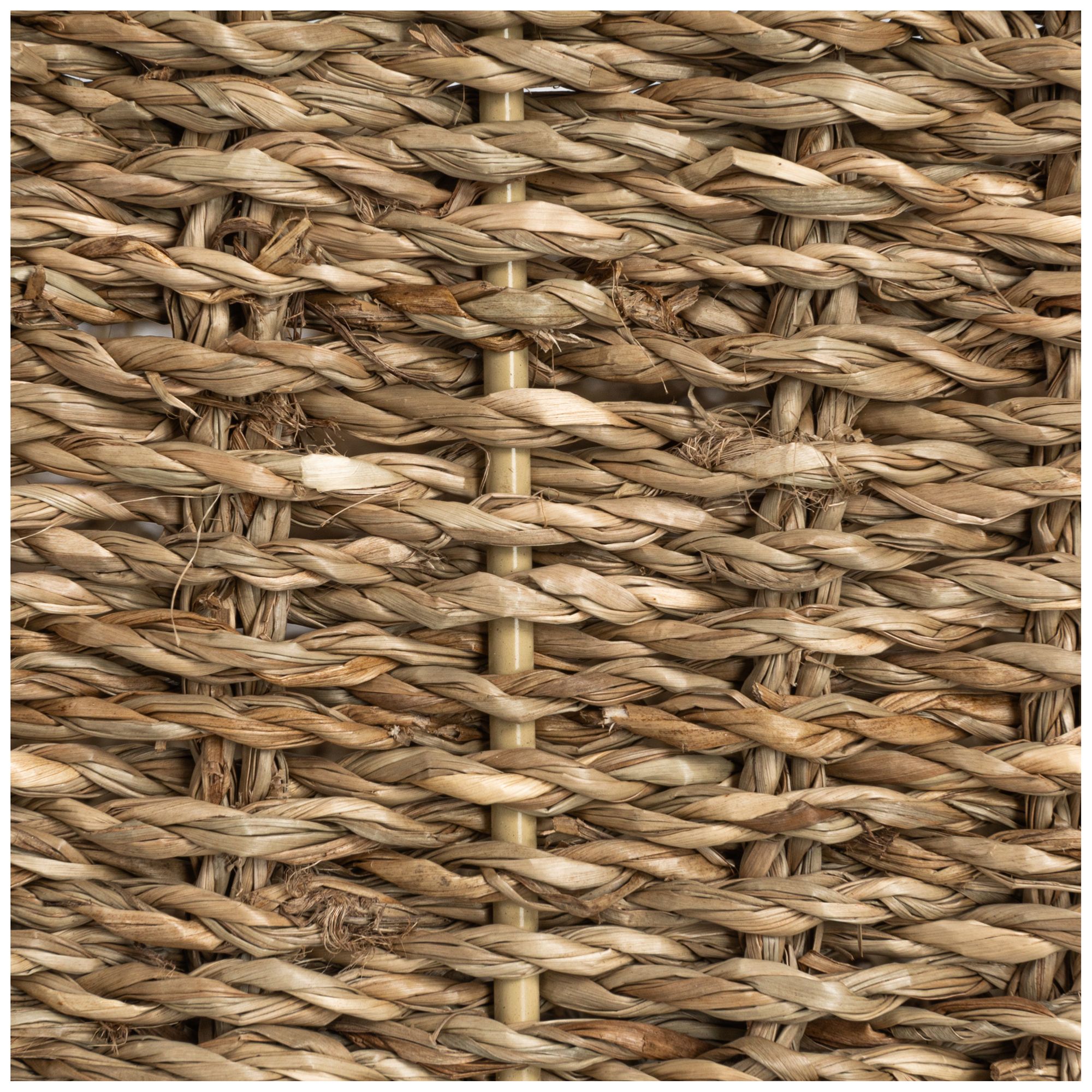 Image 4 Handwoven Seagrass Rectangular Storage Basket, Natural more views