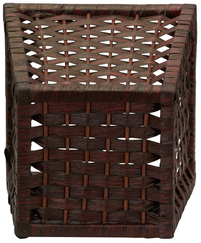 HandWoven Waste Basket, 3 Gallons,Removable Plastic Liner
