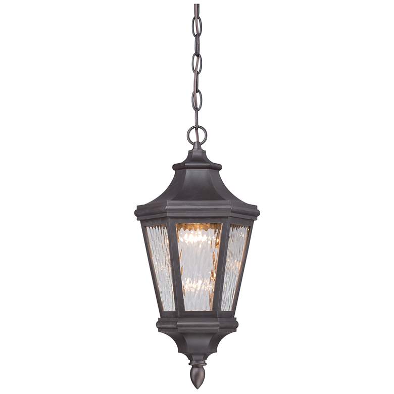 Image 1 Hanford Pointe 18 3/4" High Bronze LED Outdoor Hanging Light