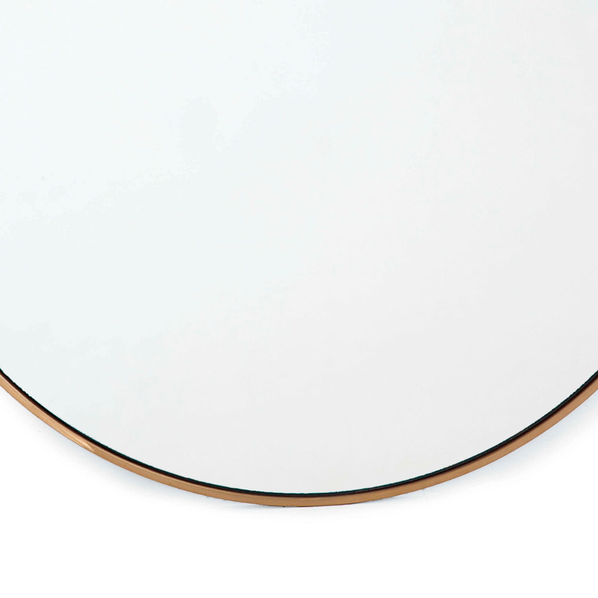 Image 6 Hanging Circular Polished Brass Metal 36" Round Wall Mirror more views