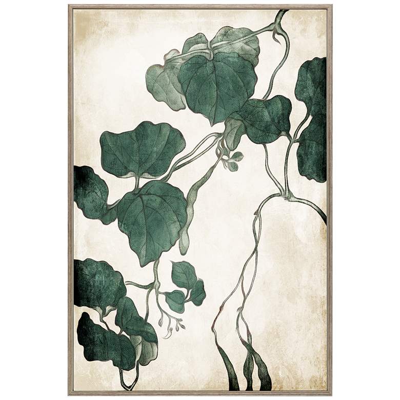 Image 1 Hanging Leaf I 37" High Framed Giclee Wall Art