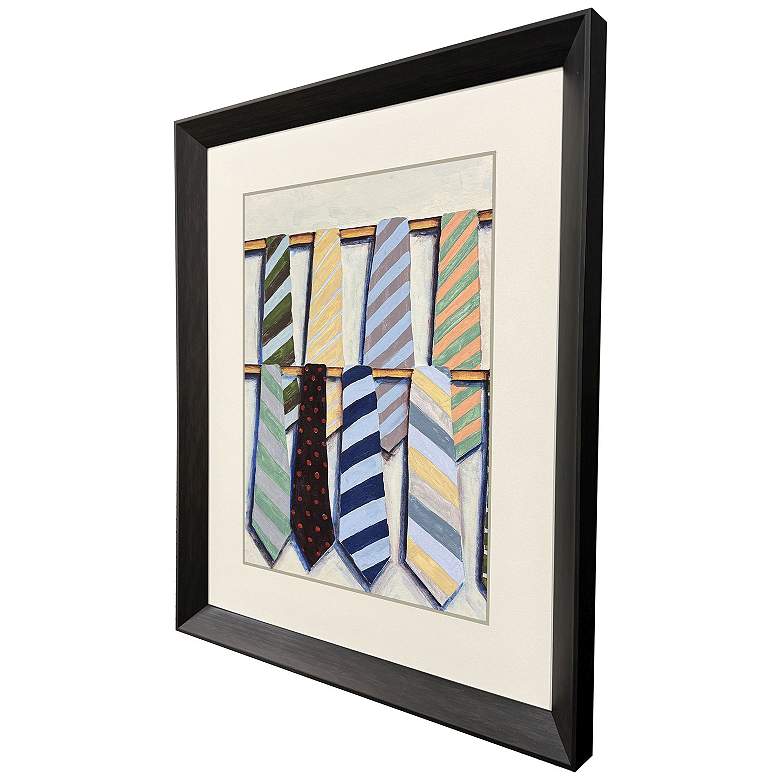 Image 3 Hanging Ties I 32"W x 38"H Framed Art more views