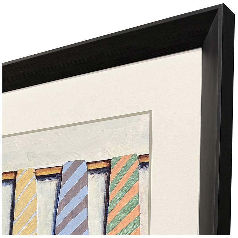 Image 4 Hanging Ties I 32"W x 38"H Framed Art more views