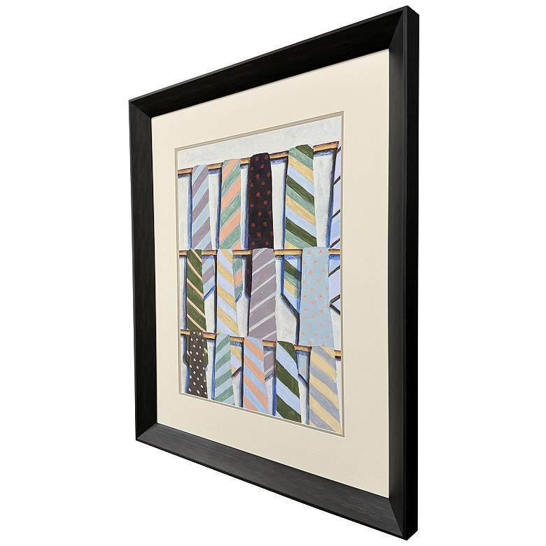 Image 3 Hanging Ties II 32"W x 38"H Framed Art more views