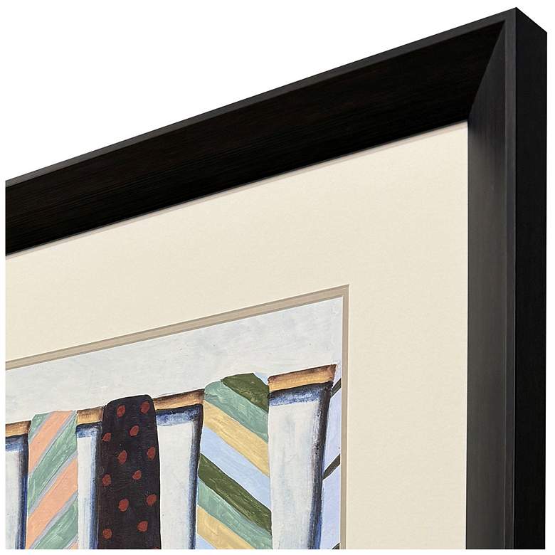 Image 4 Hanging Ties II 32"W x 38"H Framed Art more views
