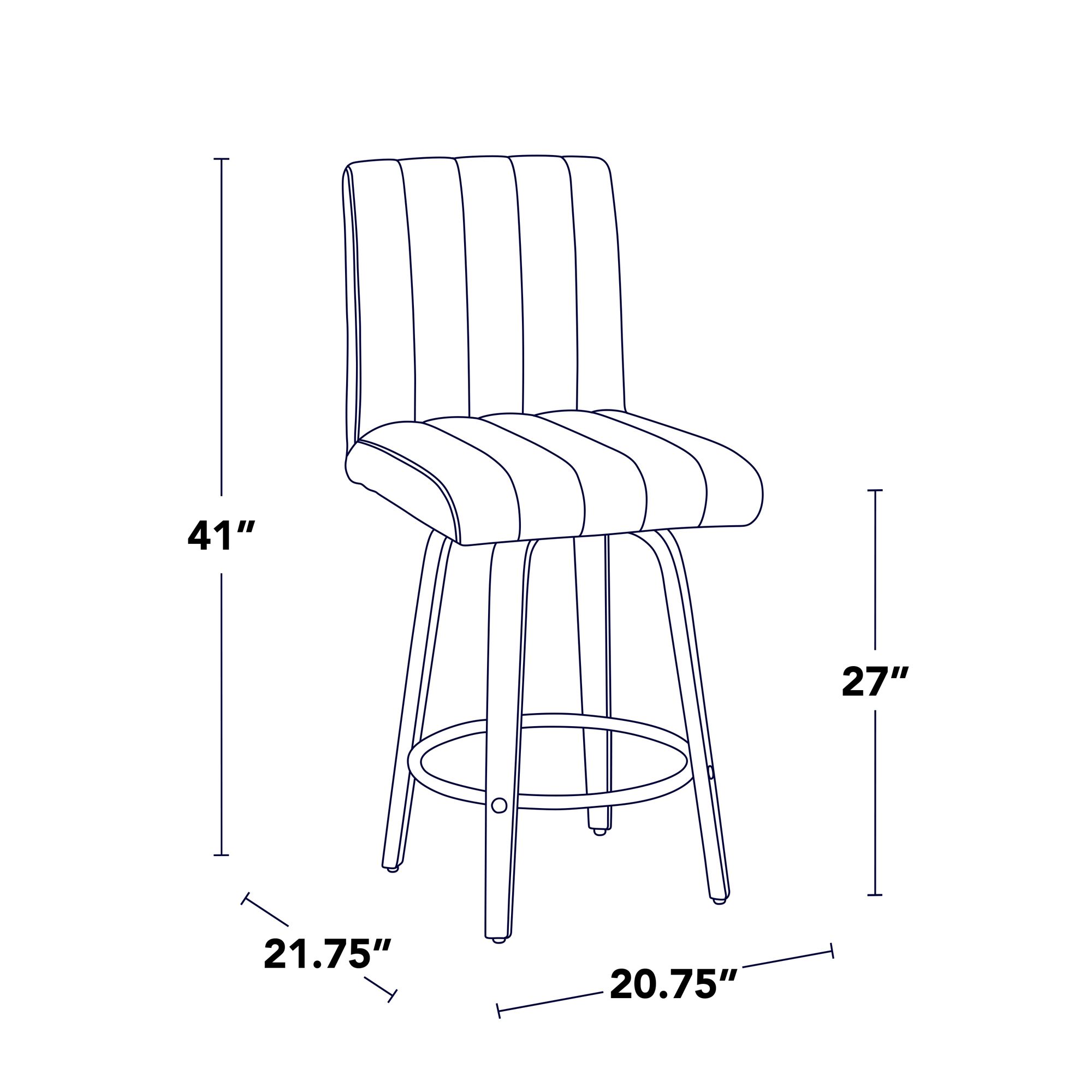 Hank Counter Stool Whitewashed Wood Brown Fabric by LumiSource Pair