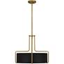 Thumbnail4 of Hanley 4-Light Aged Brass Pendant more views