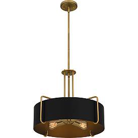 Image5 of Hanley 4-Light Aged Brass Pendant more views