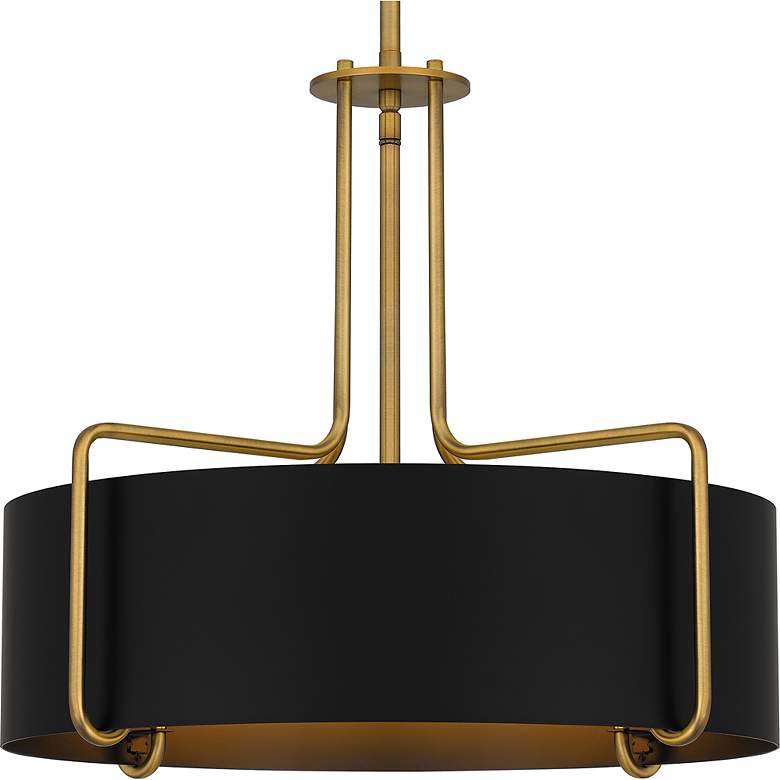 Image 6 Hanley 4-Light Aged Brass Pendant more views