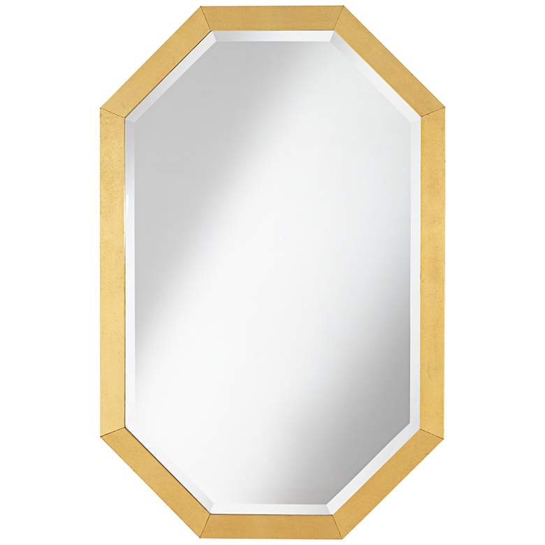 Image 1 Hanley Antique Gold 22 inch x 34 inch Wood Wall Mirror
