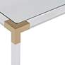 4_Hanna 42" Wide Rectangular Clear Acrylic Coffee Table more views
