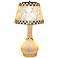 Hannaford Hand-Crafted Cream Mix Glass Table Lamp