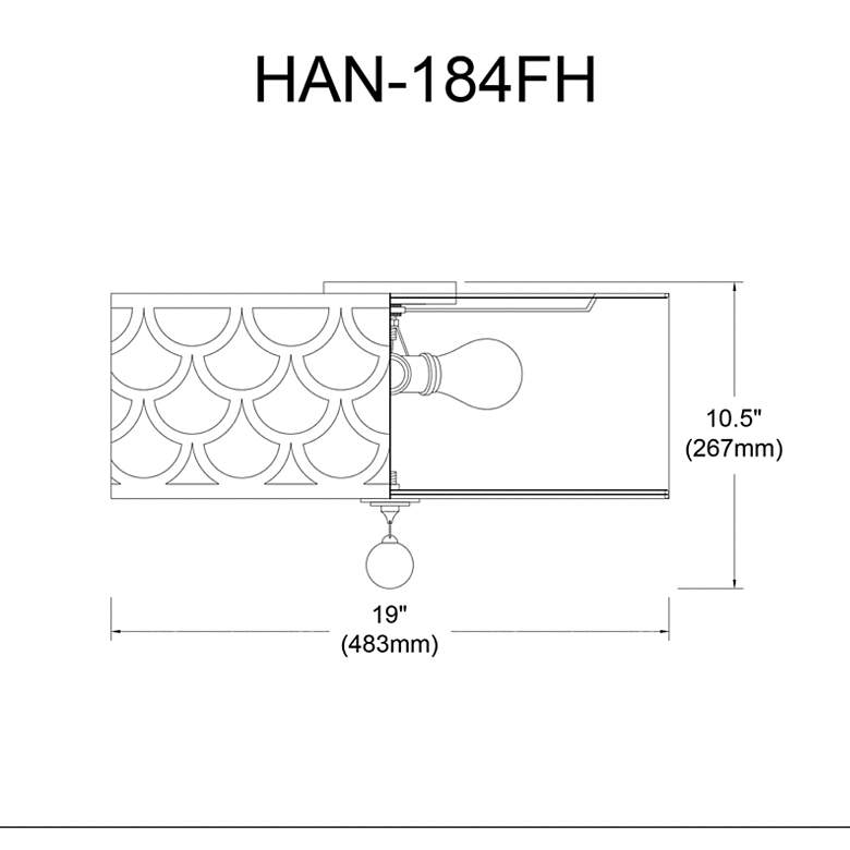 Image 2 Hannah 19" Wide 4 Light Polished Chrome Flush Mount more views