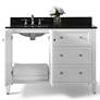 3_Hannah White 48" Quartz-Top Off-Center Left Sink Vanity more views