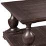 Hanover 34" Wide Dark Coffee Bean Square Cocktail Table