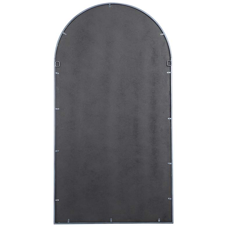 Image 6 Hanover Distressed Black 32 inch x 60 inch Window Pane Wall Mirror more views