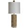 Hanover Georgian Silver and Gold Beaded Ceramic Table Lamp