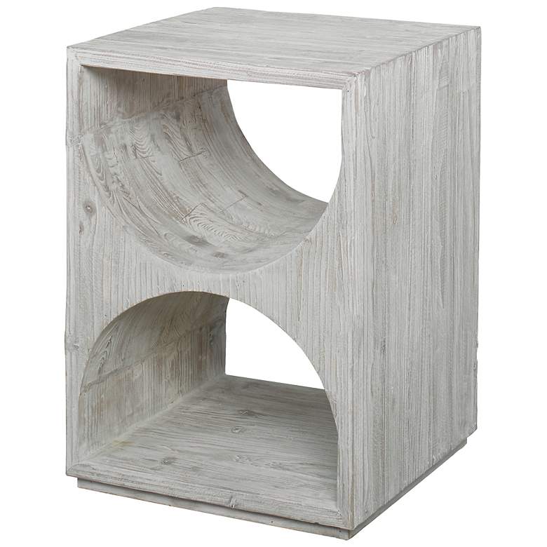 Image 2 Hans 25-in H x 18-in W White Side Table