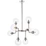 3_Hanson 36" Wide Polished Nickel 8-Light Pendant