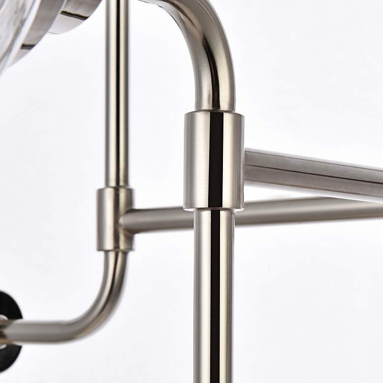 Image 7 Hanson 36" Wide Polished Nickel 8-Light Pendant more views