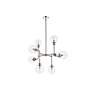Hanson 36" Wide Polished Nickel 8-Light Pendant in scene
