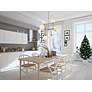 3_Hanson 8 Lts Pendant In Polished Nickel With Frosted Shade more views