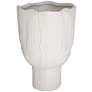 Hansville Matte White 13  1/2" High Decorative Vase