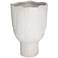 Hansville Matte White 13  1/2" High Decorative Vase